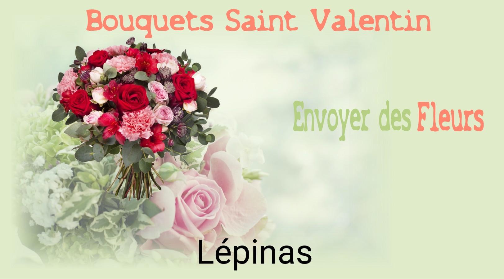 Roses de Saint-Valentin livrées à Lépinas